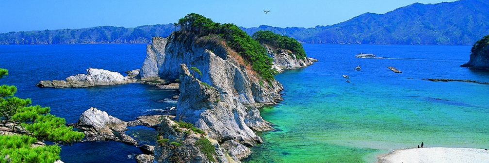 image: Jodogahama Beach, Miyako City, Sanriku Coast of Iwate