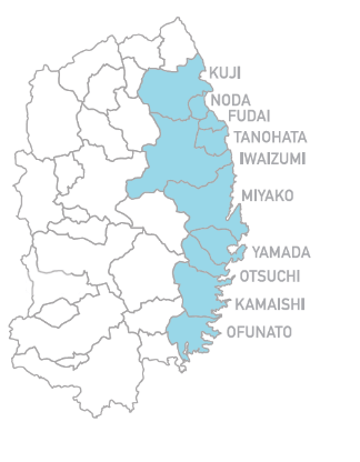 map: Iwate Prefecture (Sanriku coast)