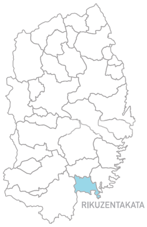 map: Iwate Prefecture (Sanriku coast)